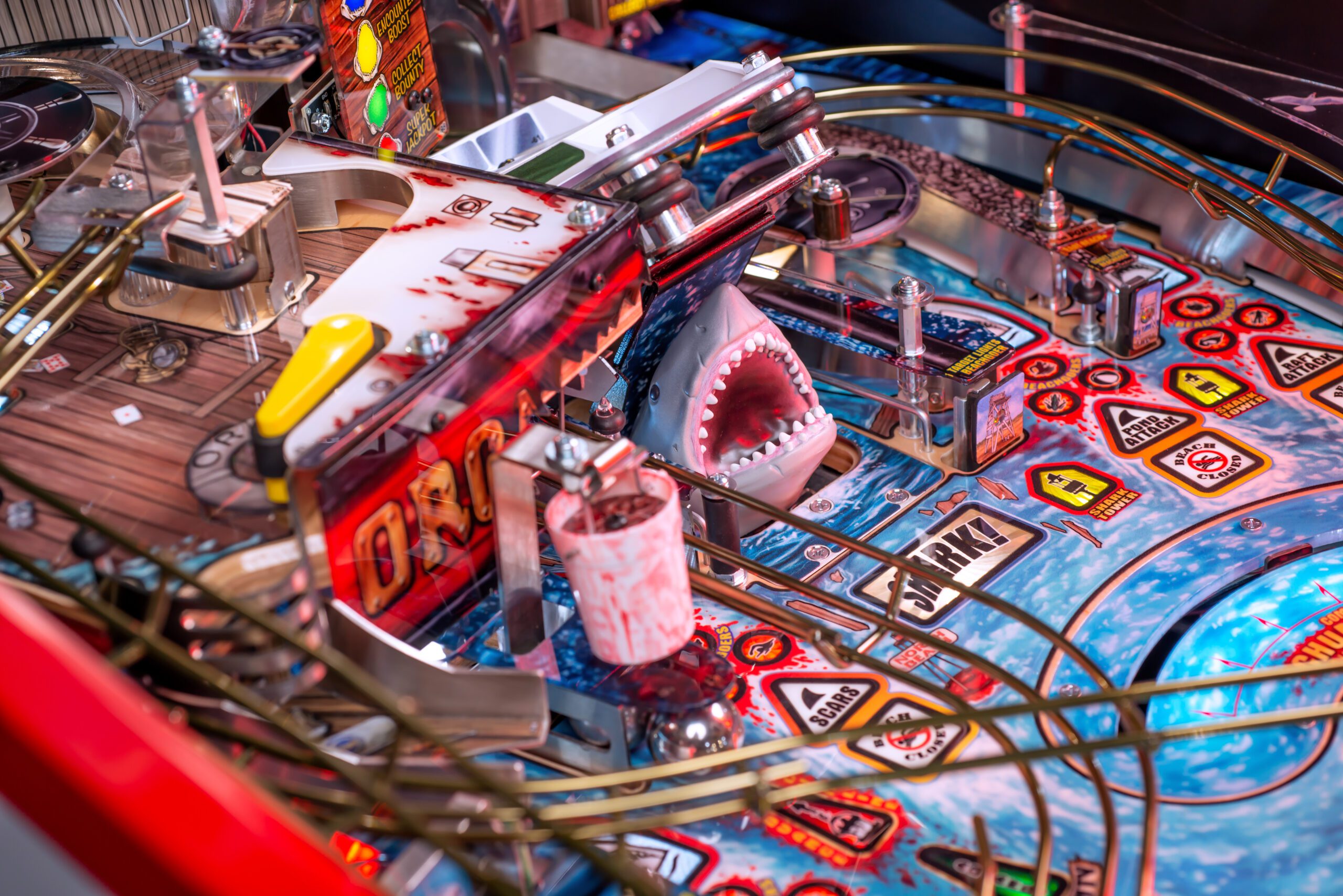 Jaws 50th Anniversary Pinball Machine - Image 5